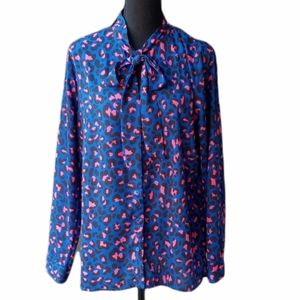 Fashion Nova Animal Behavior Button Down Long Sleeve Blouse